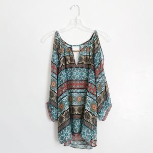 A. Byer Cold Shoulder Top